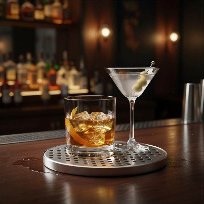 Durable Round Pubs Drip Mats Ideal for Professional Setting Residential Kitchens Feature Simple Cleaning Design and Longevity