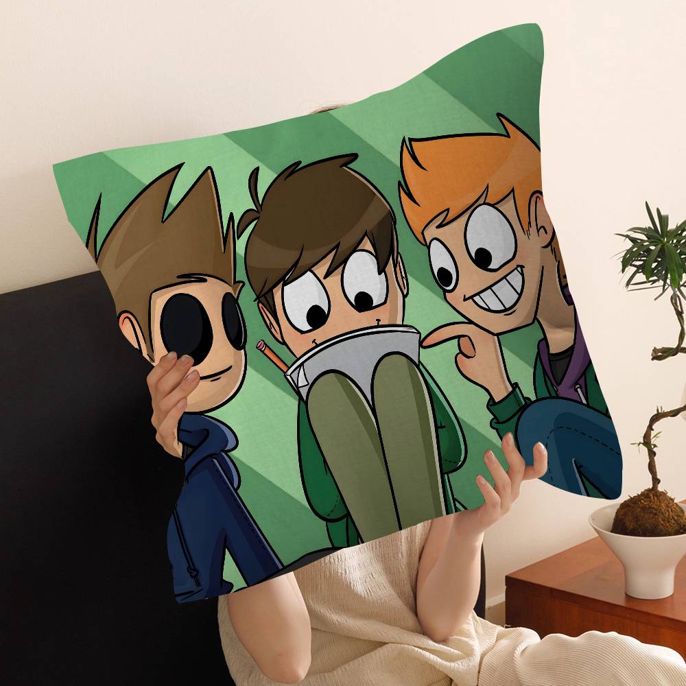 Federa per Cuscino Eddsworld Animato Federa Cuscino Soggiorno Divano Arredamento Casa Personalizzato