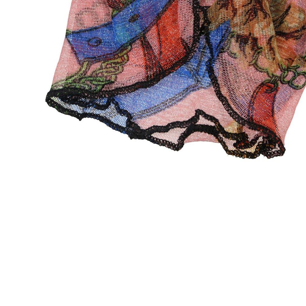 Stripe Sunscreen Scarf Wave point Flower Korean Style Scarves Printed Scarf Summer Bib Female Shawl
