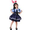 Family Parent-child Clothing, Stage Performance Clothing, Anime Cos Rabbit Clothing, Cosplay Judy Rabbit Sheriff Uniform