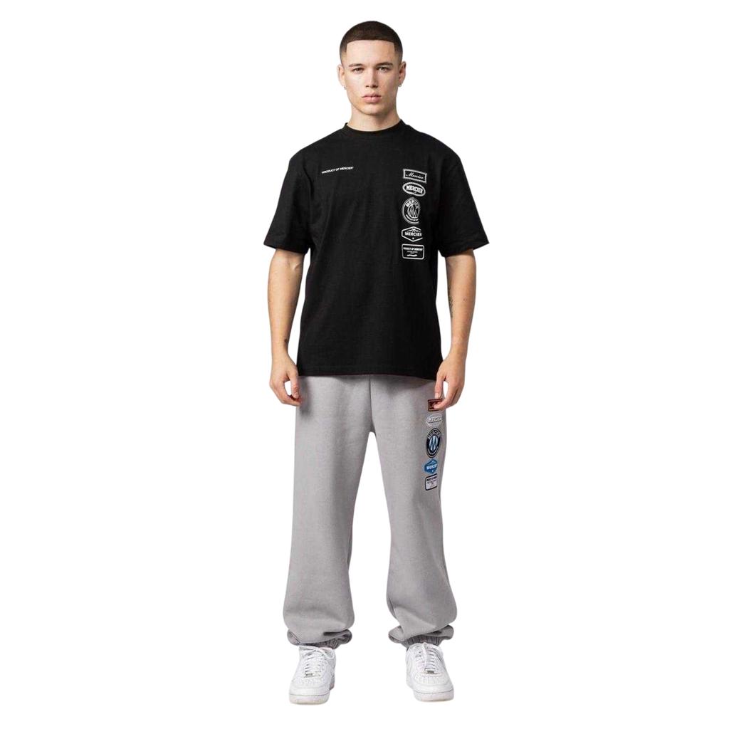 Camiseta Oversize de Cuello Redondo con Insignia Mercier para Hombre 2.0