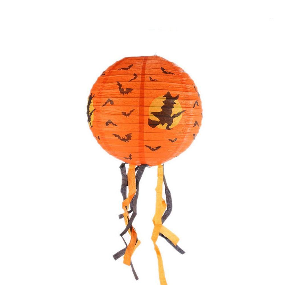 

Festival Prop Halloween Paper Lanterns Spider Bat Pattern Hanging Ornaments Shopping Mall 40cm-B