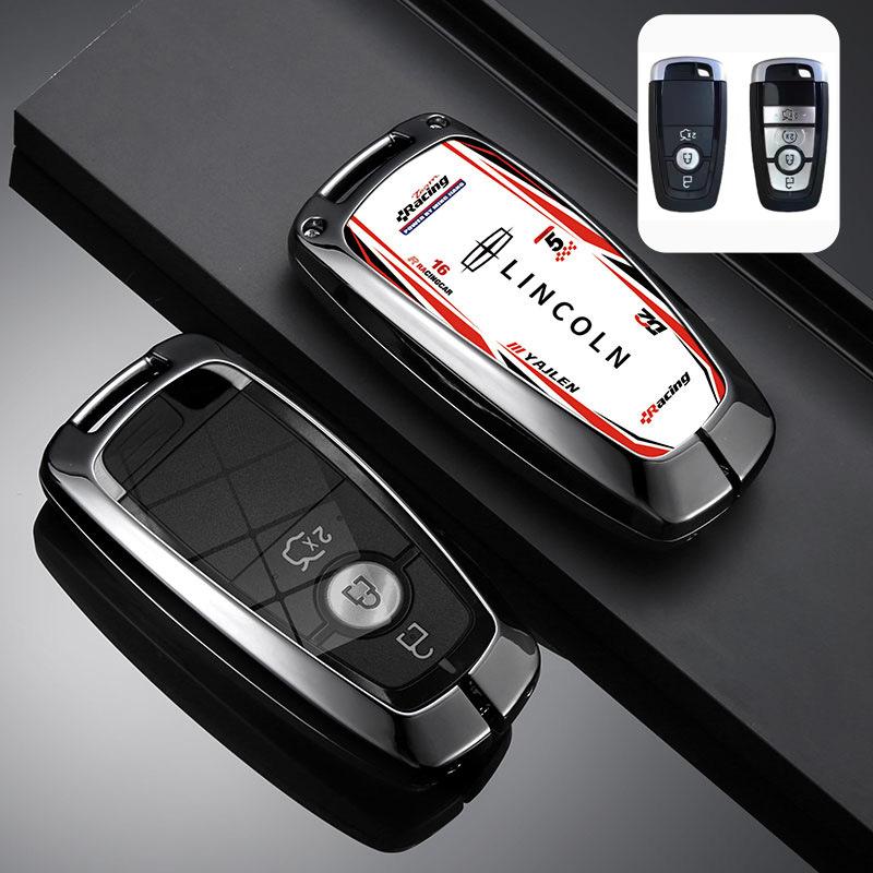 TPU Car Key Cover Case Bag for Lincoln Continental MKC MKZ MKX Navigator Z Nautilus Aviator Corsair 2017 2018 2019 2022 Keychain Q2
