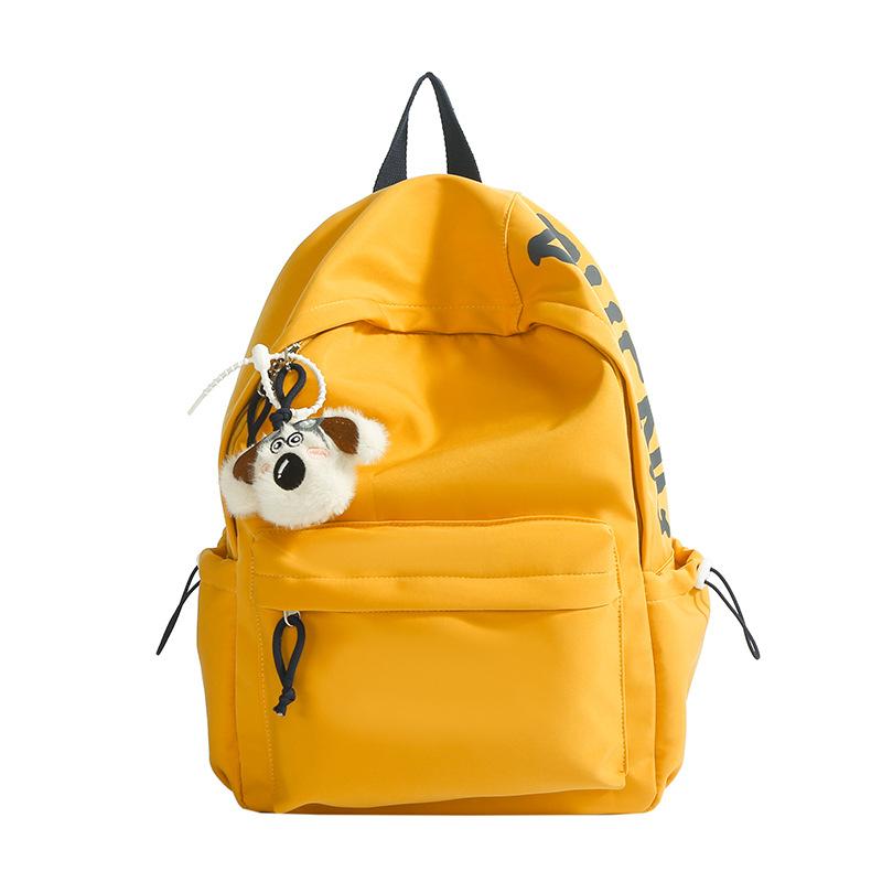 Schoolbag Korean version of simple large-capacity backpack female high school college student high value commuter backpack schoolbag junior high