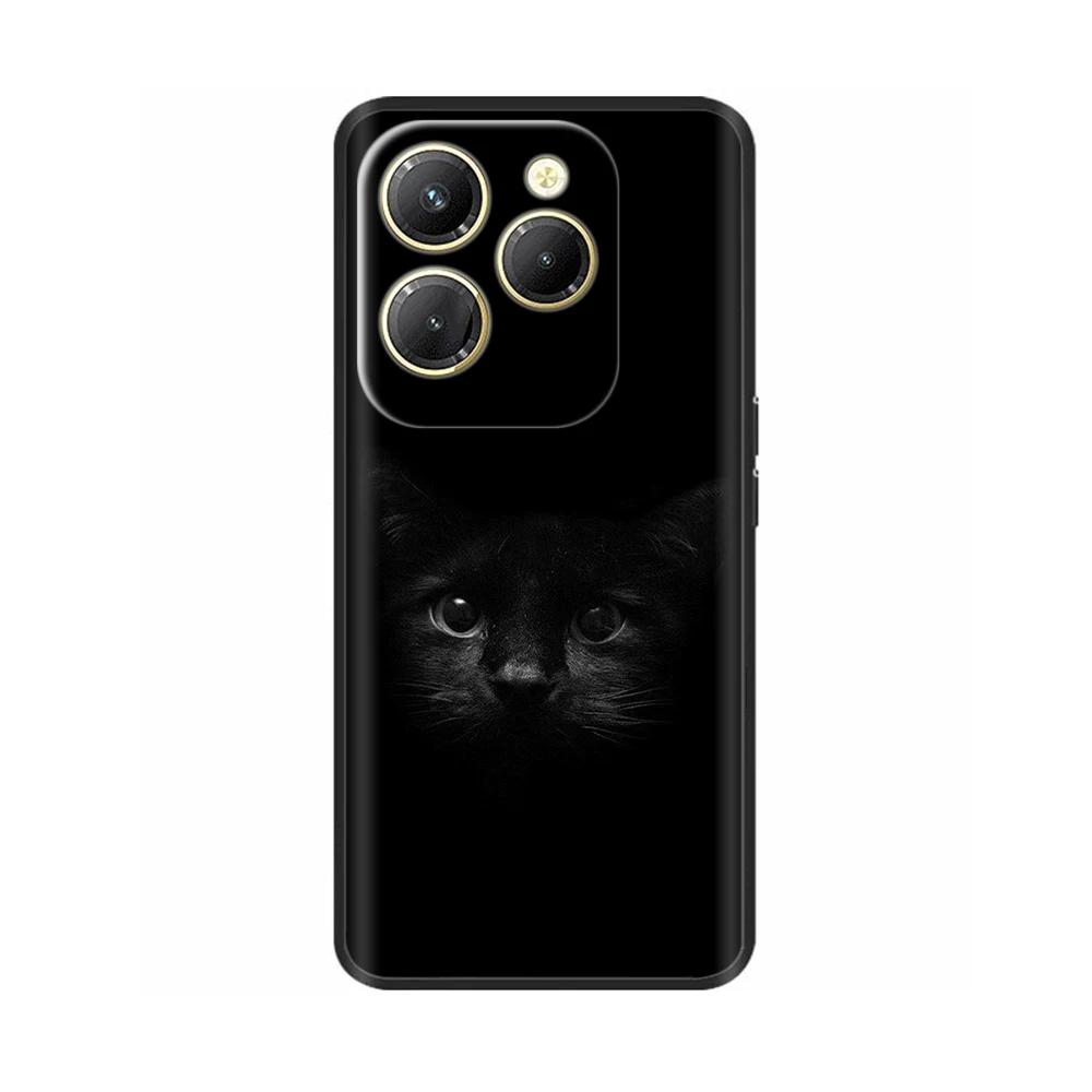Für Infinix Hot 40 Pro Hülle Stoßfestes Silikon Weiche Handyhülle Rückseite für Infinix Hot 40 Pro Hot40 40i Hot40i Hüllen Fundas