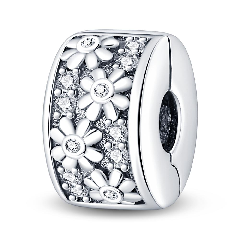 Copper Flower And Colorful Butterfly Beads Charms Fit Original Bracelet For Women Fine Jewelry Making