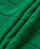 POLO RALPH LAUREN Iconic Cable Knit Flag Sweater - Green