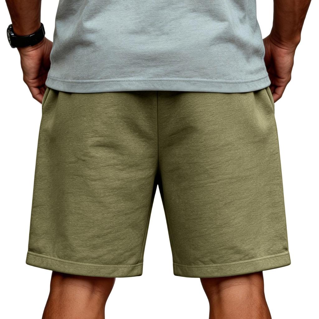 Men’s Drawstring Waist Shorts with Mexico 2026 Inspired Print Casual Loose Fit Sportswear