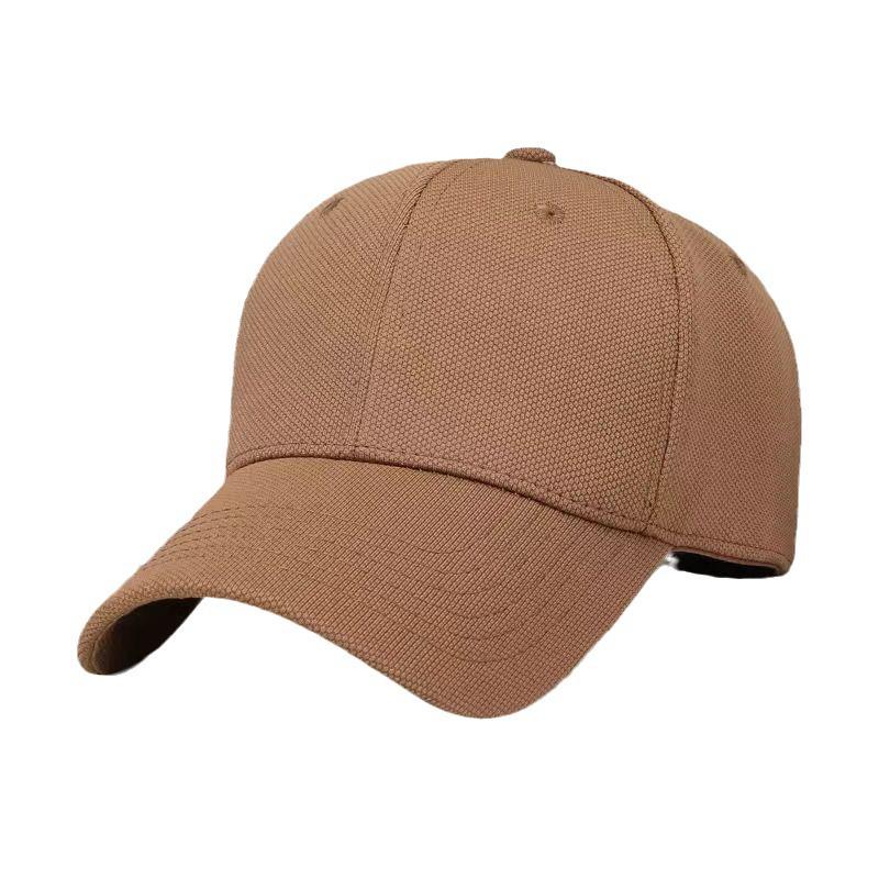 Men's Trendy Sun Protection Baseball Cap: Deep Top, Large Fit, Sturdy Construction, Wide Brim for Small Face Look.