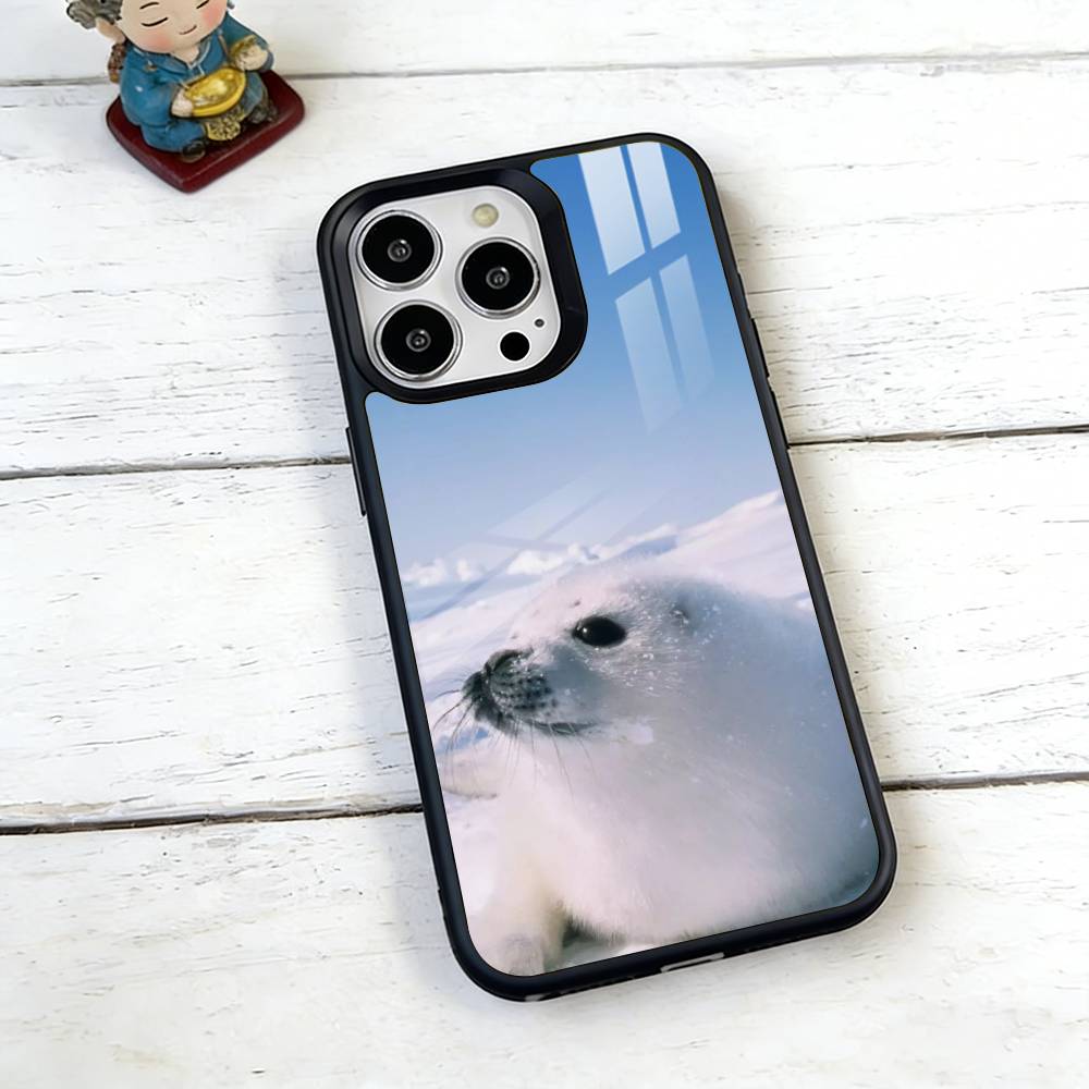 Sleepy Sea Lion Phone Case For iPhone17,16,15,14,13,12,11 Plus,Pro Magnetic with Magsafe Wireless Charging