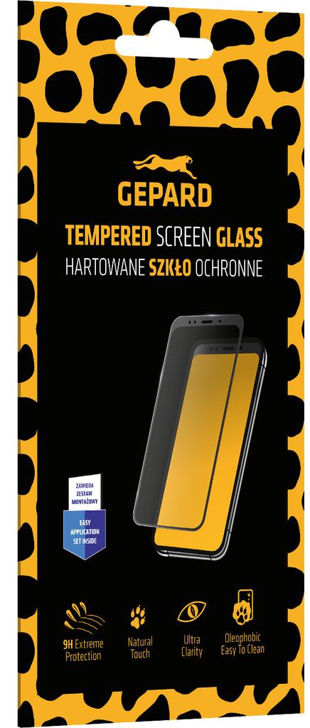 Szkło hartowane gepard edge full glue black
