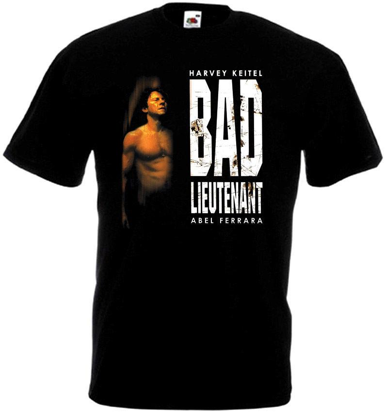 BAD LIEUTENANT v3 Movie Poster T-shirt Black all sizes S..5XL M