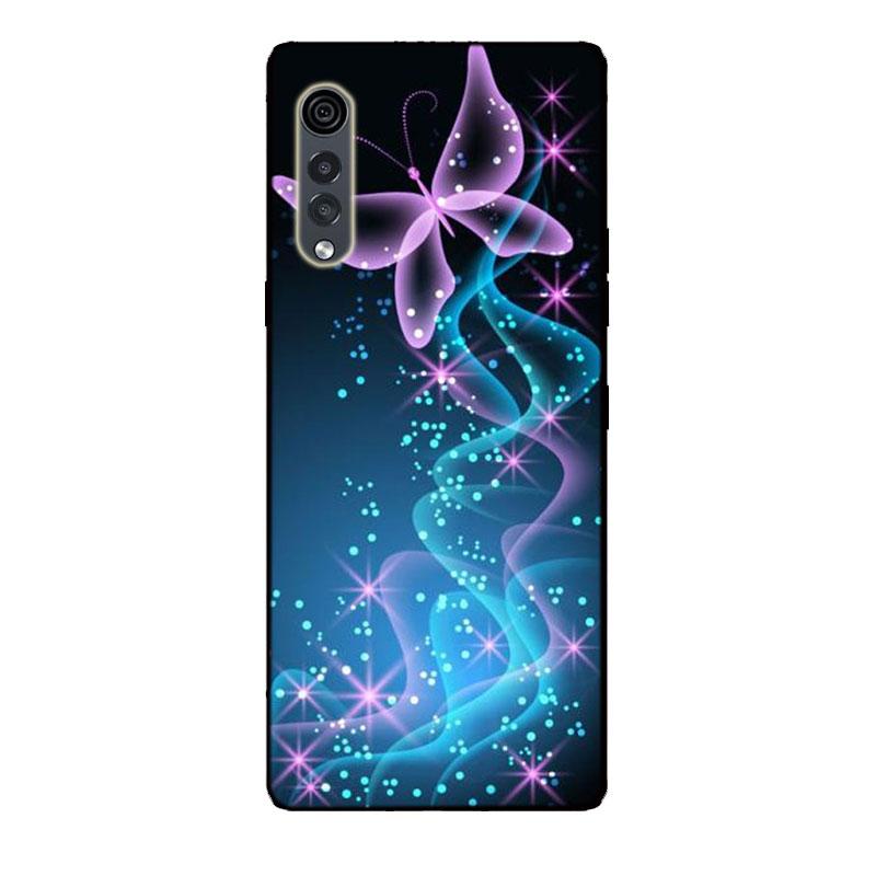 Etui do LG Velvet Czarny Zderzak Silikonowe TPU Miękkie Pokrowiec na Telefon Do LG Velvet 5G LM-G900 Etui Kreskówka Funda Do Etui LG Velvet