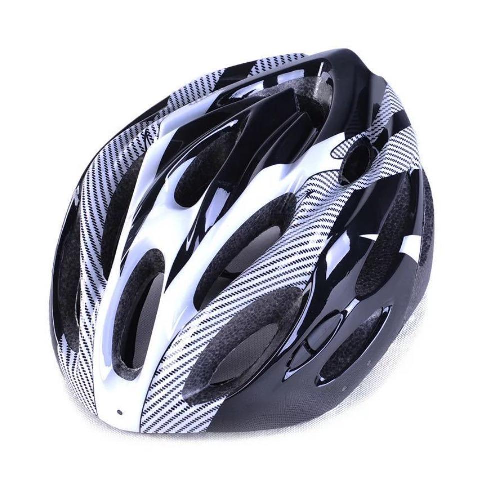 Bicycle Helmet Imitation Integrated Mountain Bike Carbon Fiber Breathable Sports Bicycle Riding Helmet