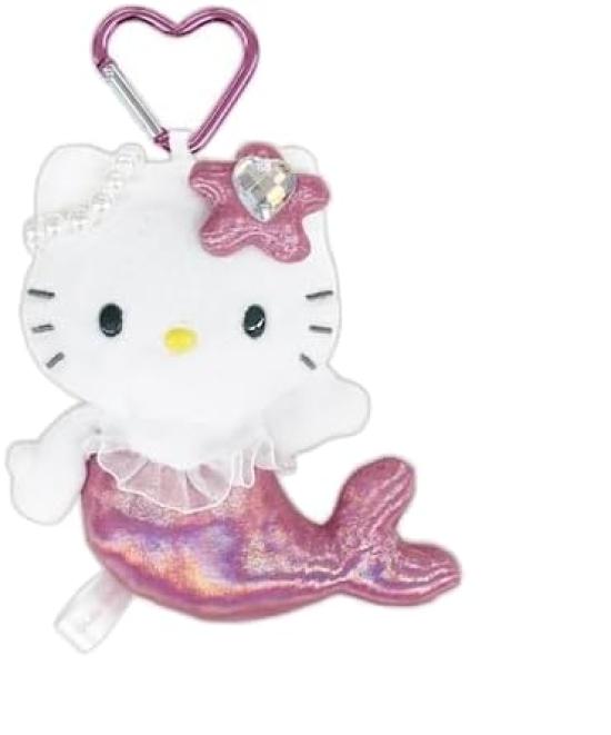 Hello Kitty Fantasy Keychain Mermaid Dark Pink