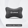 Nappa Leather Car Headrest Neck Pillow Waist Cushioning For Lexus F-SPORT ES RX NX LS UX LM LX GX LC RZ IS CT GS RC HS SC TX LBX ZJ3