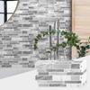 Meiji 3D Epoxy Self-Adhesive Wall Sticker for Kitchen & Bathroom Renovation - Waterproof, Decorative, Three-dimensional Design.