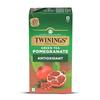 Twinings Té Verde y Granada, 25 Bolsitas de Té| Paquete de 1| Sabor Perfectamente Equilibrado y Refrescante| Sabor Ligero y Frutal| Bajo en Calorías| Verde Recogido a Mano