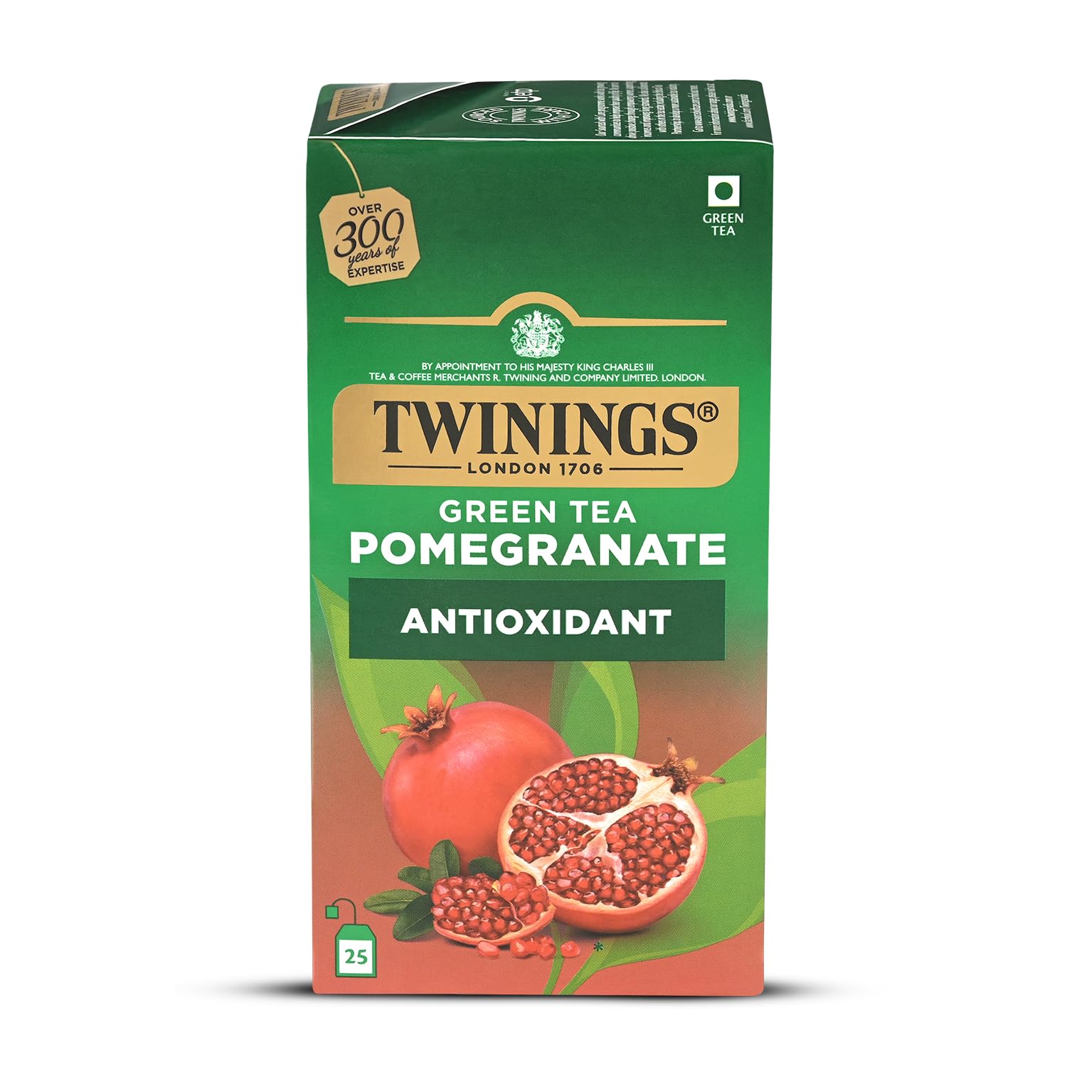 Twinings Green Tea & Pomegranate, 25