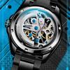 OUPINKE Men's Watch Waterproof Fully Automatic Mechanical Watch Full Hollow High -end Watch