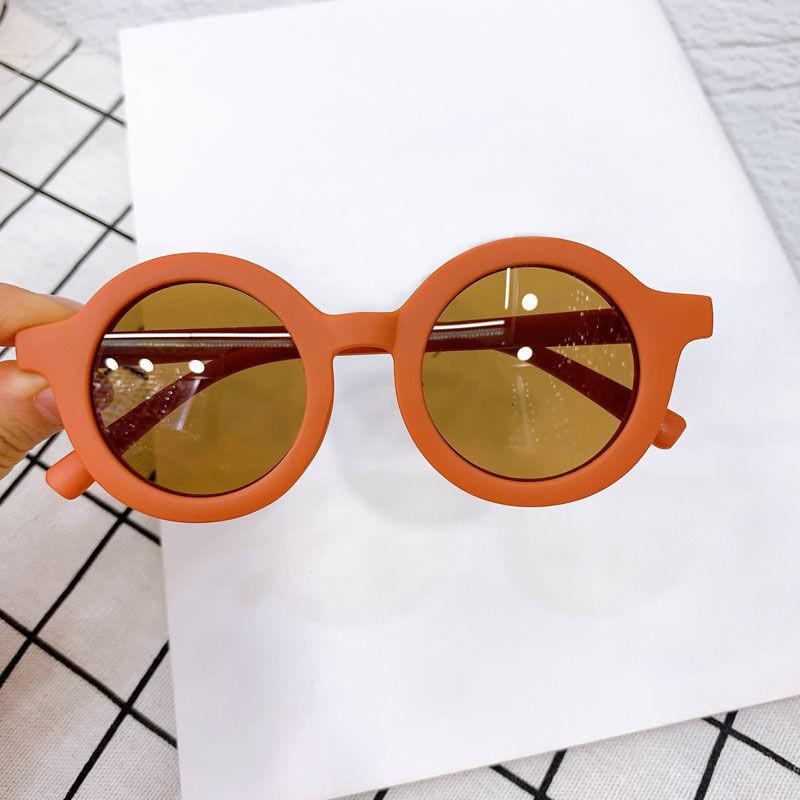 Children's Sunglasses Anti-Uv Round Frame Kids Sunglasses Baby Boys Girls Eyewear