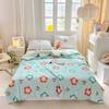Cartoon Rainbow Bear Summer Quilt 100% Cotton Air Conditioning Thin Quilt for Kids Teens Multi-functional Nap Quilted Quilt