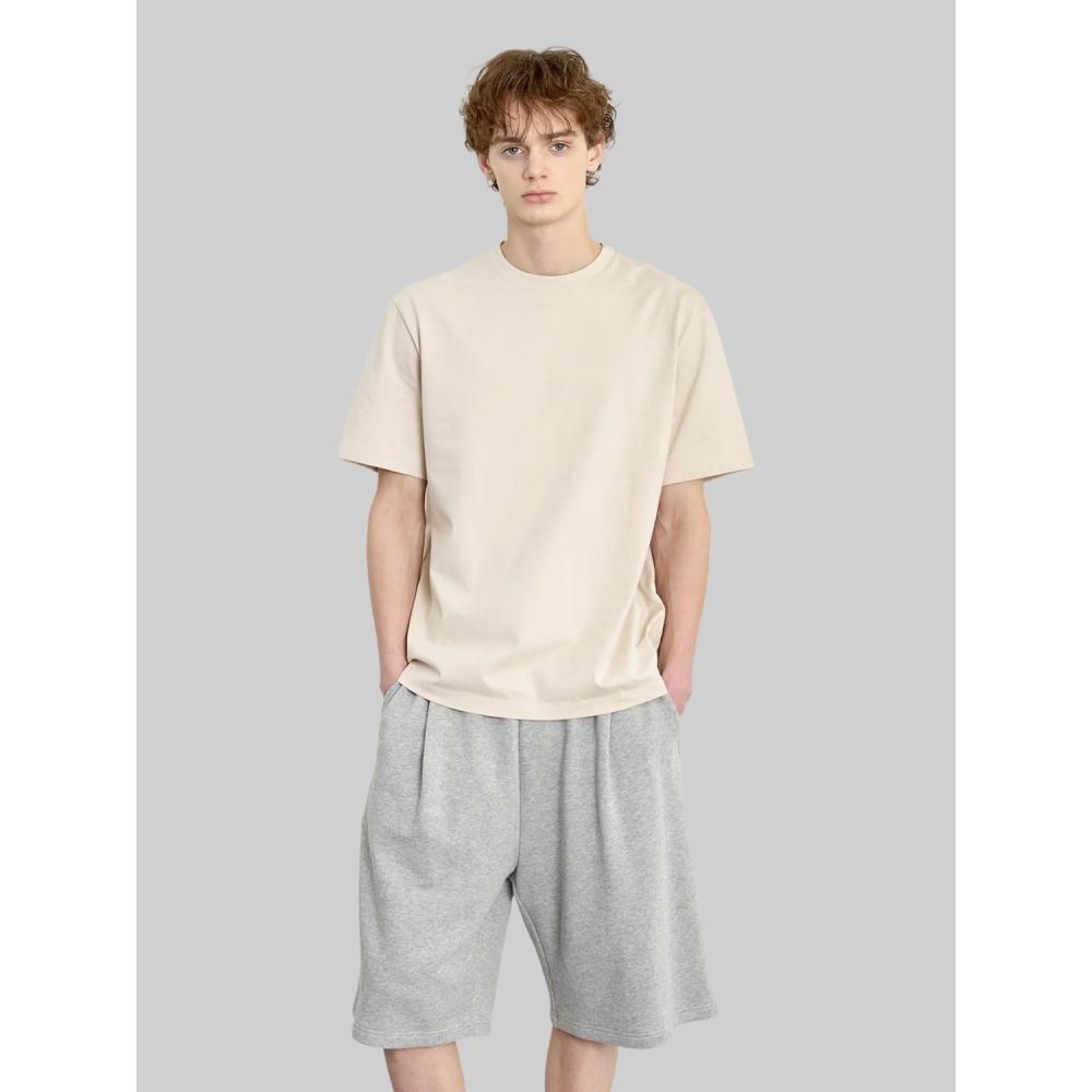 [shared] Basic House PLus+ BerMuda Pants M L MeLange Grey