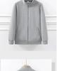 Men's Plus Size Fleece-Lined Stand Collar Cardigan Jacket - Thick, Loose, Casual, Versatile Winter Sweatshirt