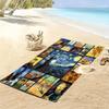 Van Gogh Painting Print Beach Towel, Large Soft Quick Dry Towel for Beach Camping Swimming