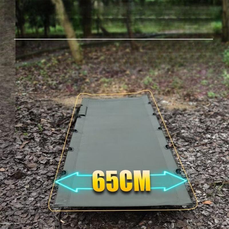 1Pc Folding Bed Outdoor Aluminum Alloy Hiking Camping Folding Camp Bed Portable Tent Bed Lightweight