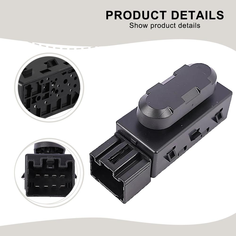 Car Seat Adjustment Driver Side Switch Vehicle Seat Control Power Seat Control 8 Pins Terminal Black Plastic Material
