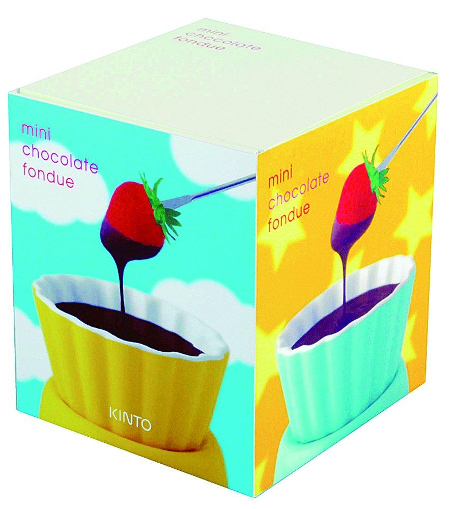 Kinto Mini Chocolate Fondue with 36341 Candle, Mint,