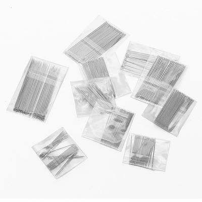 25 ks Vícevelikostní jehla na ruční šití s ​​malým očkem Domácí šití Poniklovaná ocelová jehla Křížkový steh Ruční vyšívání oděvů Jehla