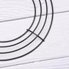 Iron Wire Wreath Flexible Robust Metal Iron Wire Wreath for Home Wedding Decoration