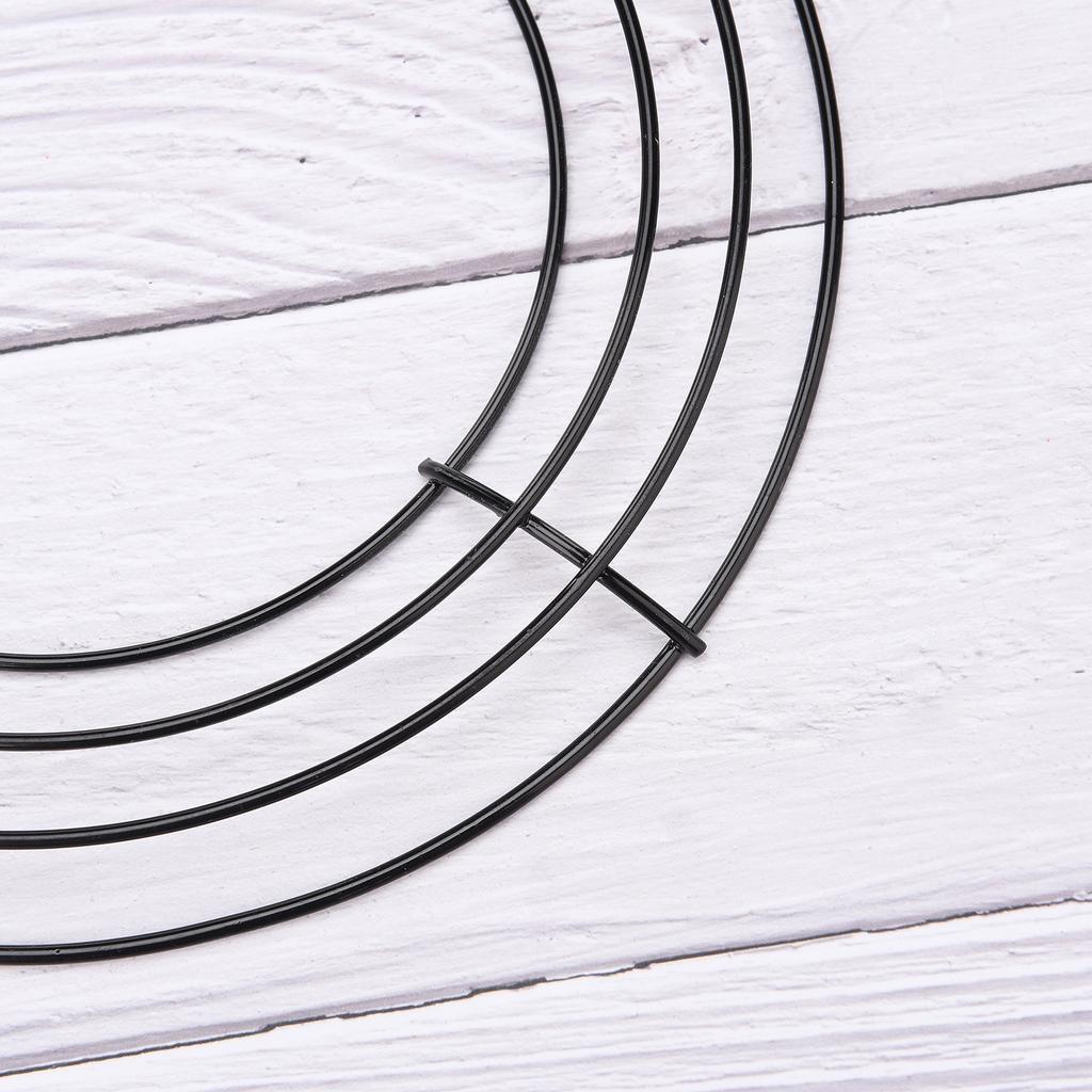 Iron Wire Wreath Flexible Robust Metal Iron Wire Wreath for Home Wedding Decoration