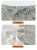 Women's Retro Striped Wide-Leg Pants, 2026 Spring/Summer, Tie-Up Loose Fit, Versatile Old Money Style.