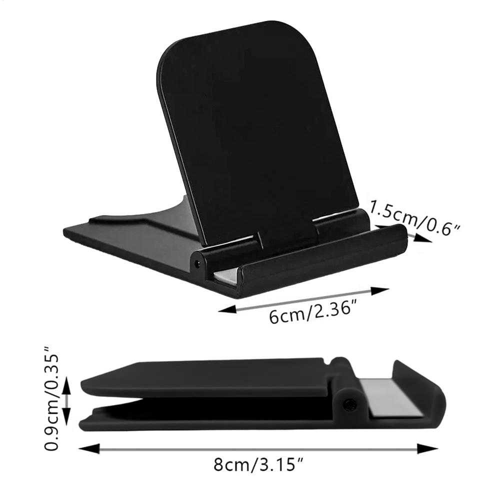 Mini Desktop Lazy Foldable Stand Adjustable Angle Mobile Phone Stand Portable Phone Tablet Stand for Mobile Phone Tablets чёрный