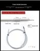 Elbow M3/m4 Diffuse Reflective High-Temp Glass Fiber Optic Sensor (350°C)