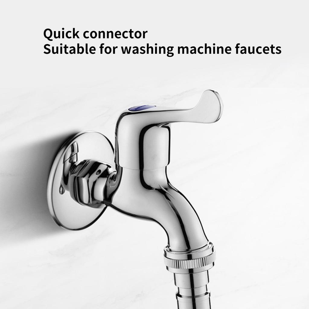 Faucet Splitter Washing Machine Hose Adapter Water Inlet Diversion Device 3-Way Faucet Diverter Tap Splitter Enduring