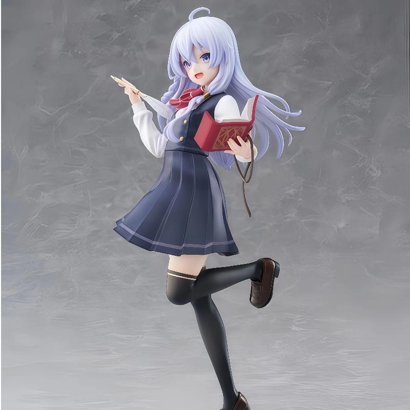 Wandering Witch Elaina School Uniform Version Gk Statue 1/7 Scale Painted Anime Figure Collectible Model Desktop Ornament Gift