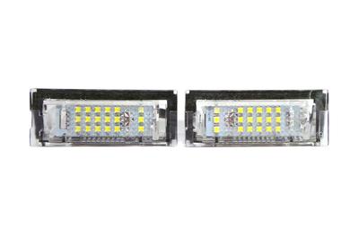 LED License Plate Lights 2x650lm, Set of 2 Compatible with BMW, 12V, Off-Road
