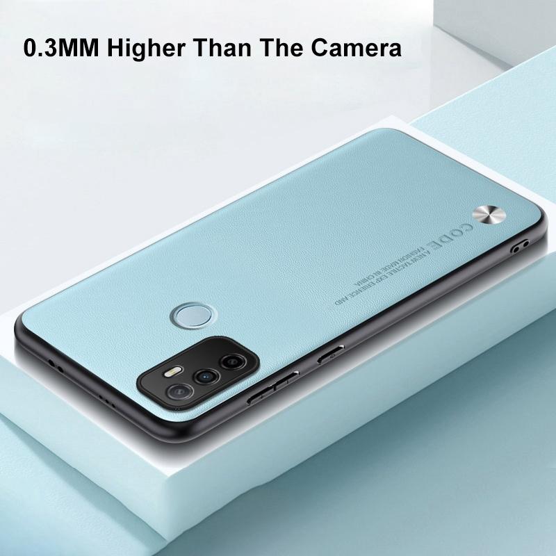 Luxury PU Leather Case For OPPO A53 A53S Back Cover Matte Silicone Full Protection Phone Case For OPPO A32 A33 4G 2020 A53 S