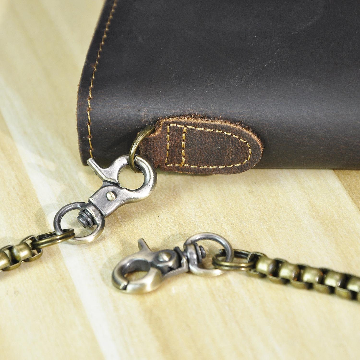 Мужской кожаный модный кошелек высшего качества — фото 8