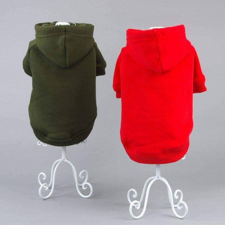 Pet Hoodie Sweatshirt For Dogs With Cotton Material Perfect For Fall Winter Comfort