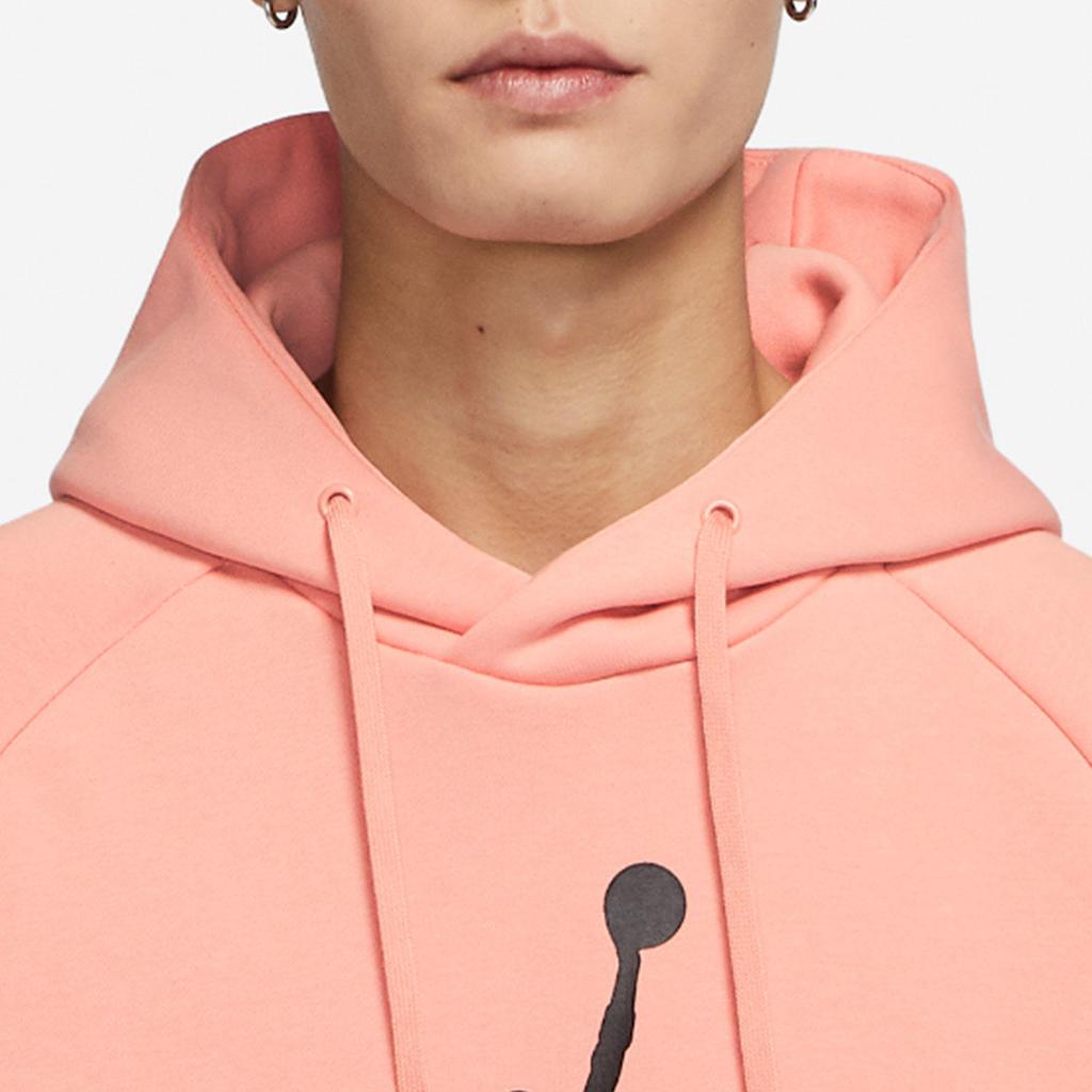 Jordan Large Logo Print Pullover Hoodie Men Tops Quartz-Pink DA6802-606