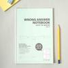 32 listů sešitu s nesprávnými odpověďmi