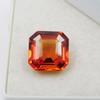 Natural Sapphire Orange Ceylon 6.15 Ct Square Cushion Cut CERTIFIED  Gemstone P-49-sa