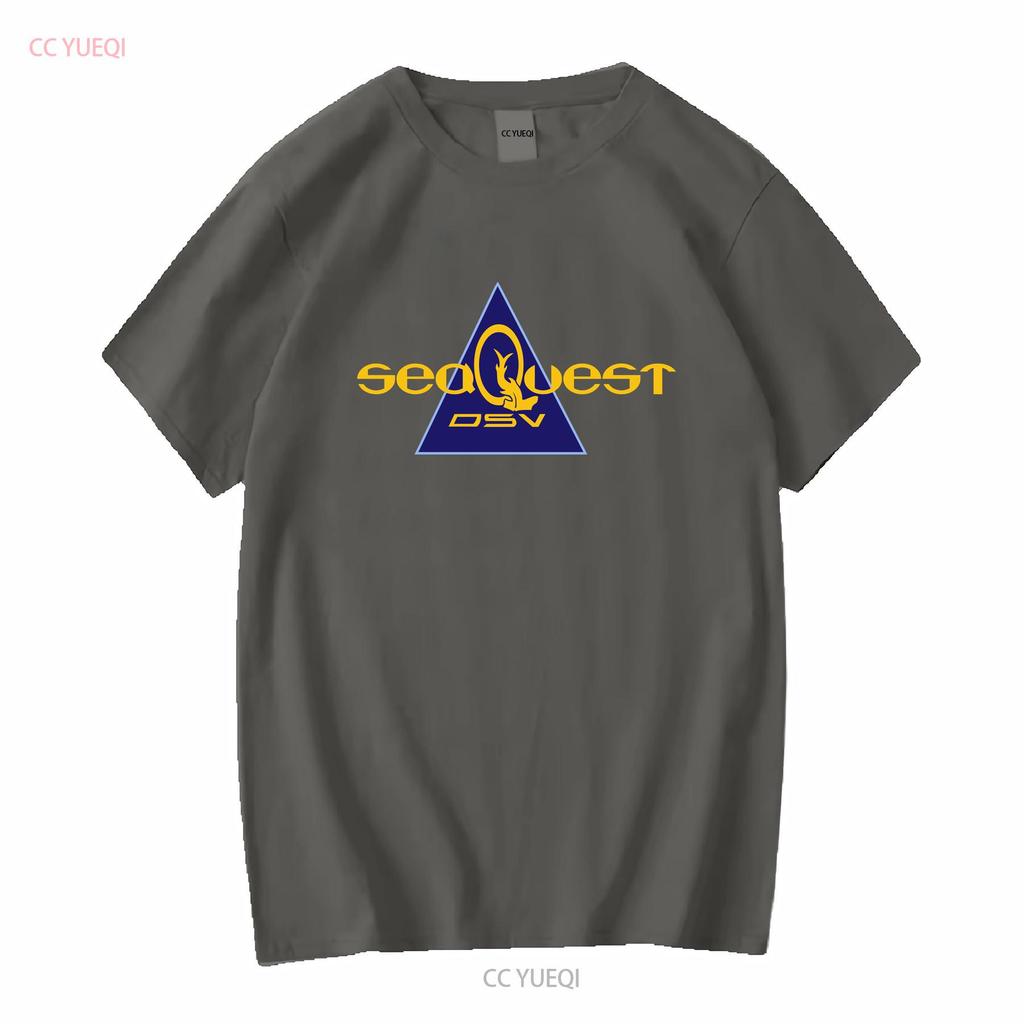 SeaQuest DSV T Shirt long or short sleeves vintage Washed Versatile Comfortable designer clothes Casual Unisex Slightly graphic