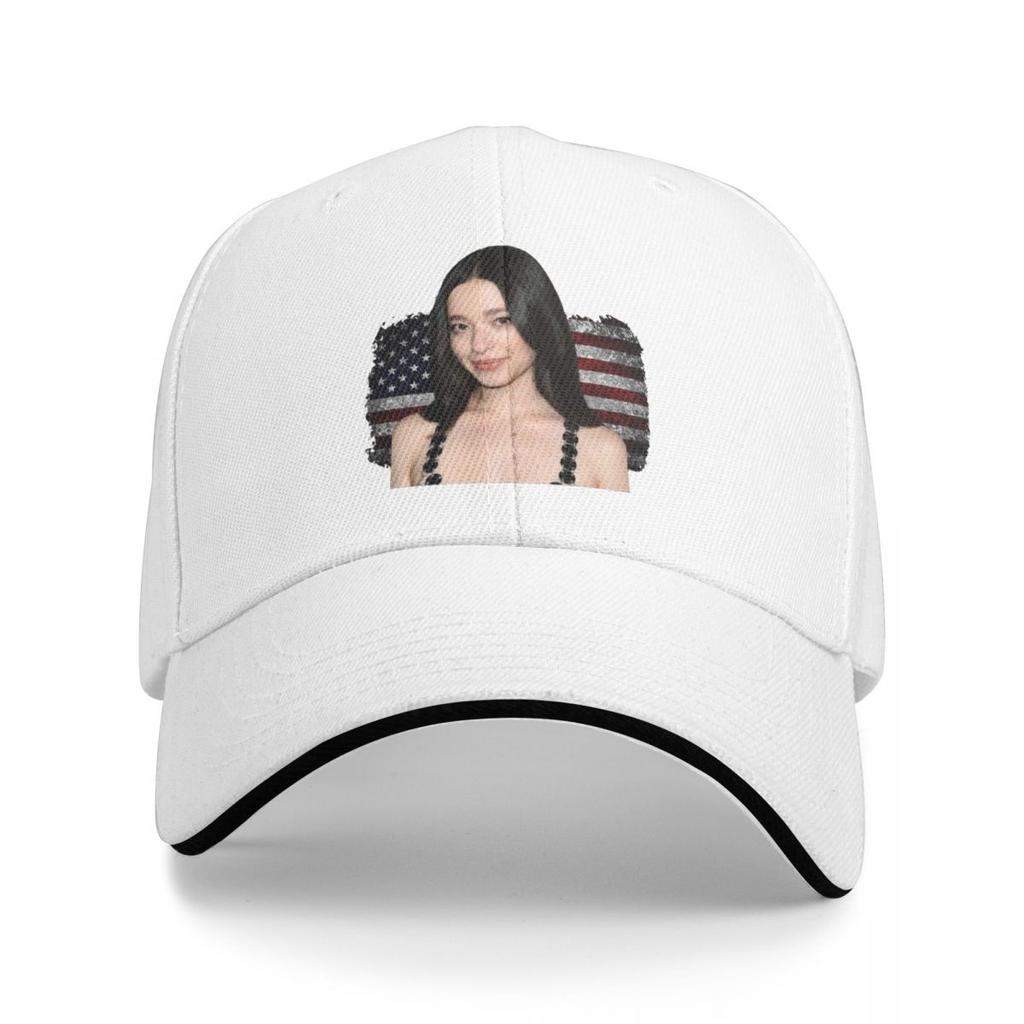 Baseball Caps Mikey Madison Flag Graphic Female Male Casual Spring Hats