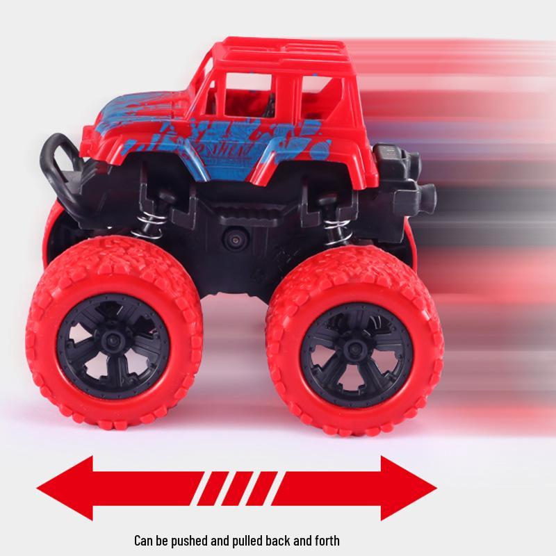 Kids' Inertial Excavator Toy Car: Off-Road Vehicle for Boys, Perfect for Small Gifts and Night Markets